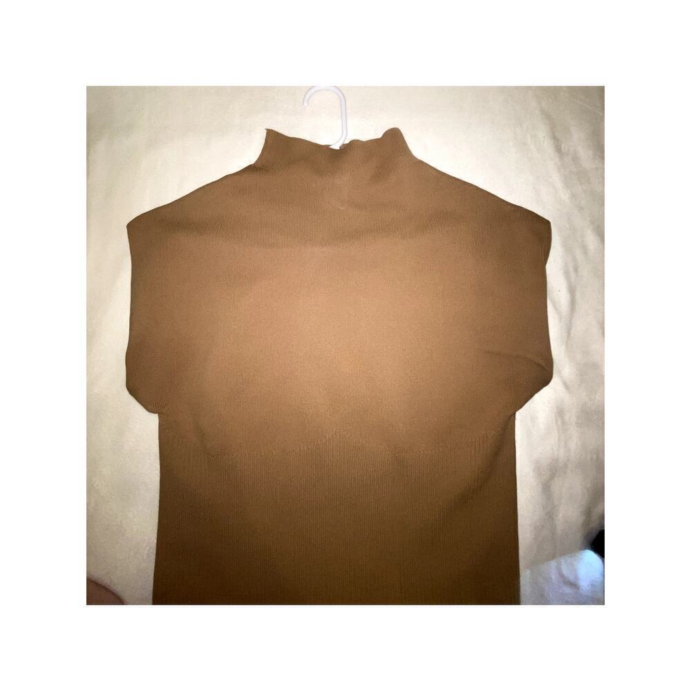 Womens Anthropologie Mock Neck Mini Sweater Dress Size Medium - Picture 6 of 7